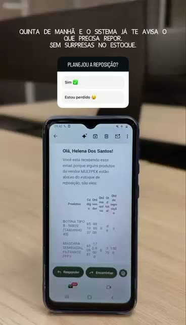 O sistema no seu celular