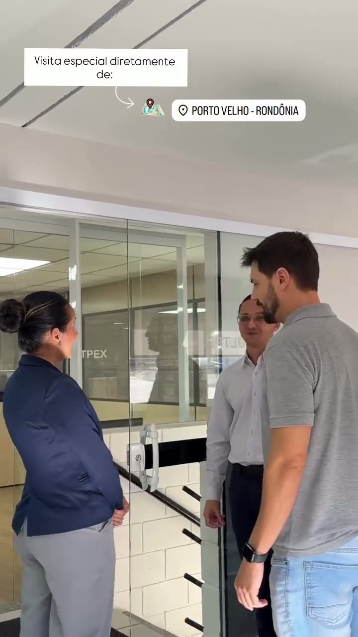 Visita a cliente: galpão em operação